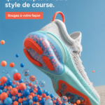 Chaussures Nike Joyride sur un chemin de course