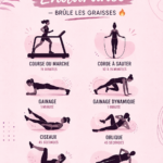 Femme faisant des exercices de cardio dans un parc, souriante et dynamique.