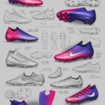 Chaussures de foot Nike Guante sur un terrain