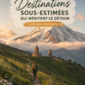 Paysage tranquille d'une destination méconnue en France