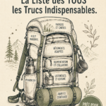 Un groupe de femmes en pleine randonnée dans une forêt, les sacs à dos chargés des indispensables.