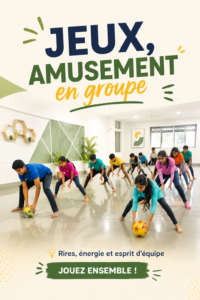 Groupe d'amis jouant à un jeu de société et partageant des rires lors d'une soirée