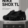 Image d'une Nike Shox TL en coloris tendance, mise en valeur sur un fond neutre.