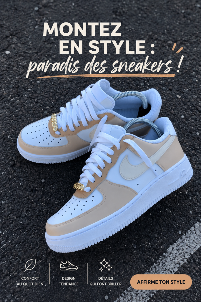 Image de femmes portant des sneakers élégants avec des looks différents