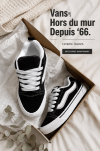 Variété de modèles Vans pour femmes, alliant confort et style.