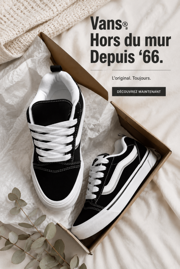 Variété de modèles Vans pour femmes, alliant confort et style.