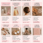 Femme souriante appliquant des soins sur son visage pour un glow up naturel