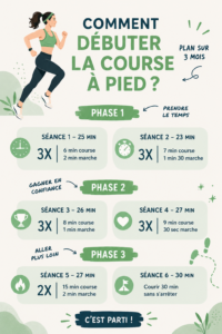 femme courant dans un parc, prête à débuter la course à pied