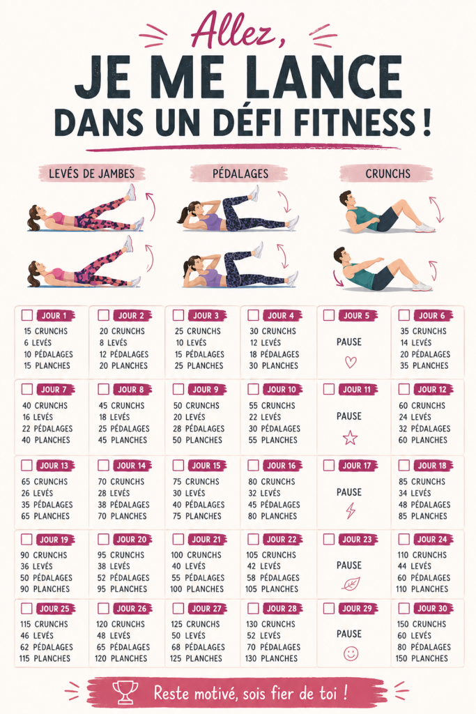 Femme souriante prêtant à relever un défi fitness dans un cadre extérieur
