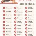 Femme réalisant un exercice de planche pour le défi de gainage de 30 jours.
