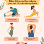Femme en train de faire des étirements post-entraînement dans un parc, favorisant la récupération musculaire
