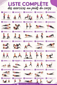 Femme effectuant un exercice au poids du corps dans un salon lumineux