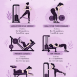 Femme faisant des exercices pour sculpter ses jambes et fessiers à la maison