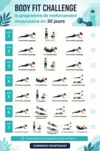 Femme faisant des exercices de renforcement musculaire à la maison