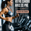 Femme en train de s'entraîner en extérieur avec un supplément pré-entraînement