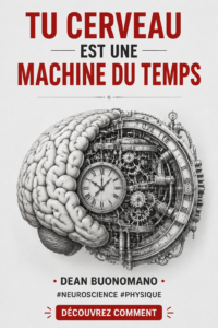 Illustration d'un cerveau humain symbolisant le voyage dans le temps
