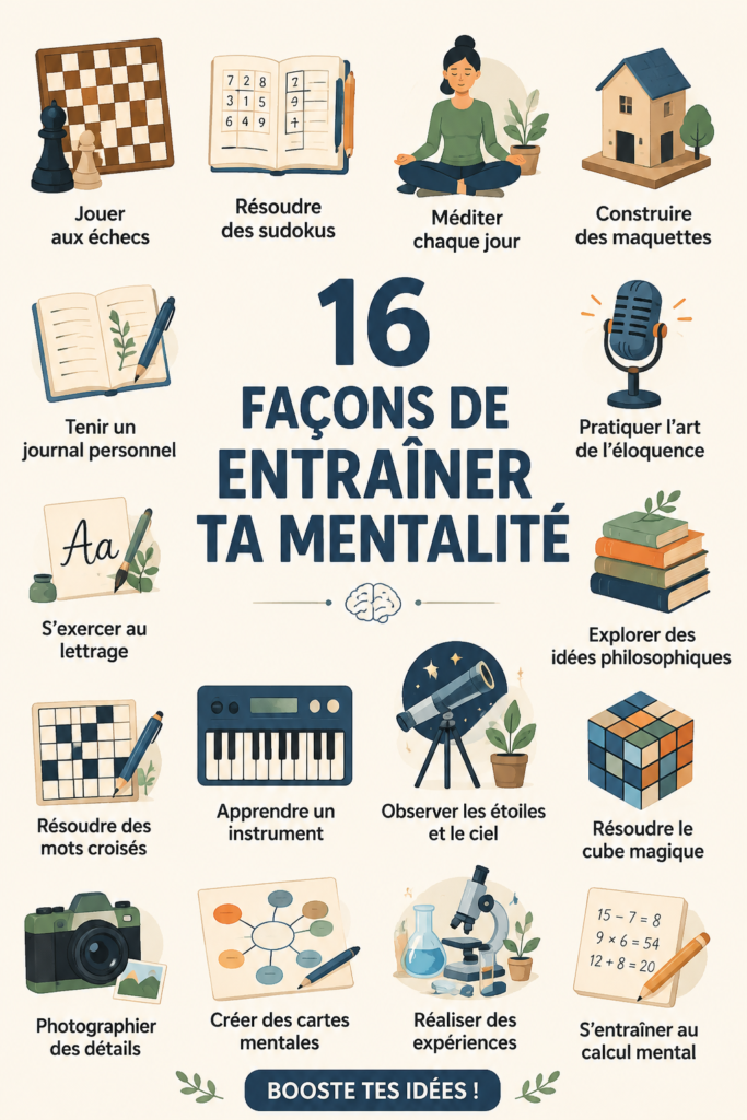 Femme en train de méditer, symbole d'entraînement mental