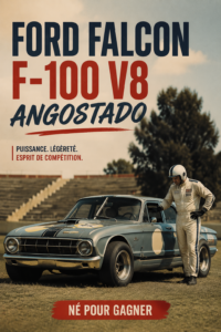 Ford Falcon F-100 V8 admiré dans un environnement urbain