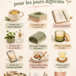 Femme prenant du temps pour elle avec une bougie et un livre, symbolisant le self-care.