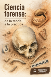 Illustration représentant une scène de crime analysée par des experts en science forensique.