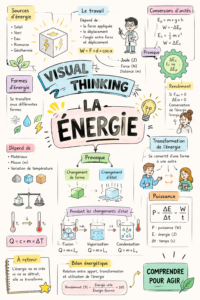 Une illustration de techniques de visual thinking pour stimuler la créativité.