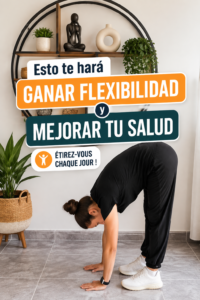 Femme en train de faire des exercices de flexibilité dans un parc.