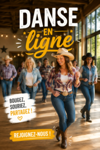 Femme dansant joyeusement en ligne dans un studio de danse