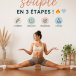 Femme en train de réaliser un étirement pour améliorer sa flexibilité