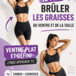Femme exerçant un entraînement pour un ventre plat en 15 minutes