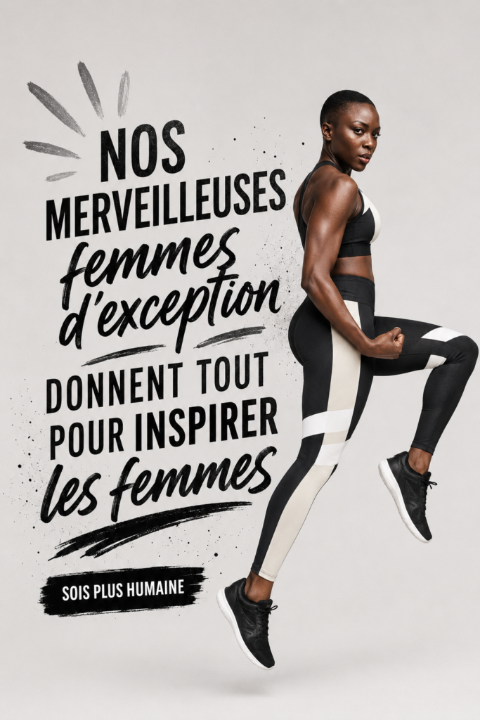 Une femme s'entraînant avec détermination dans une salle de sport.