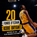 Fonds d'écran inspirant de Kobe Bryant avec citation motivante