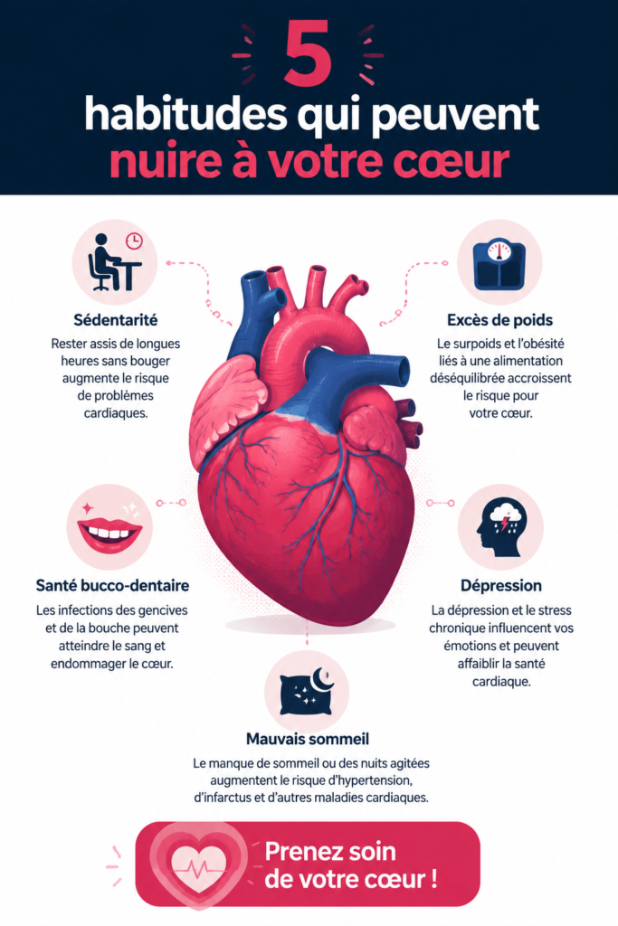 Femme pratiquant le yoga pour réduire le stress et améliorer la santé cardiaque