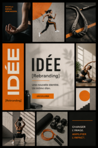 Une femme souriante s'entraîne avec des équipements sportifs, représentant la performance et l'innovation d'IDEA.