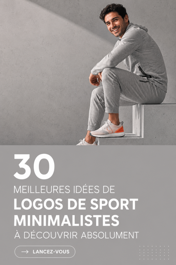 Logo minimaliste inspirant dans le domaine du sport