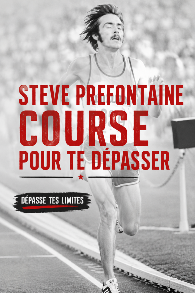 Portrait inspirant de Steve Prefontaine, icône de la course à pied.