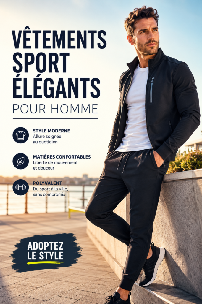 Femme portant une tenue de sport élégante et moderne dans un parc.