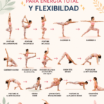 Femme pratiquant une séquence de yoga dans un parc, elle semble pleine d'énergie et concentrée.