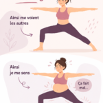 Femme pratiquant le yoga pendant ses règles dans un environnement calme