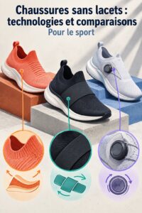 Comparaison entre les chaussures de sport Adidas et On sans lacets en situation de sport.