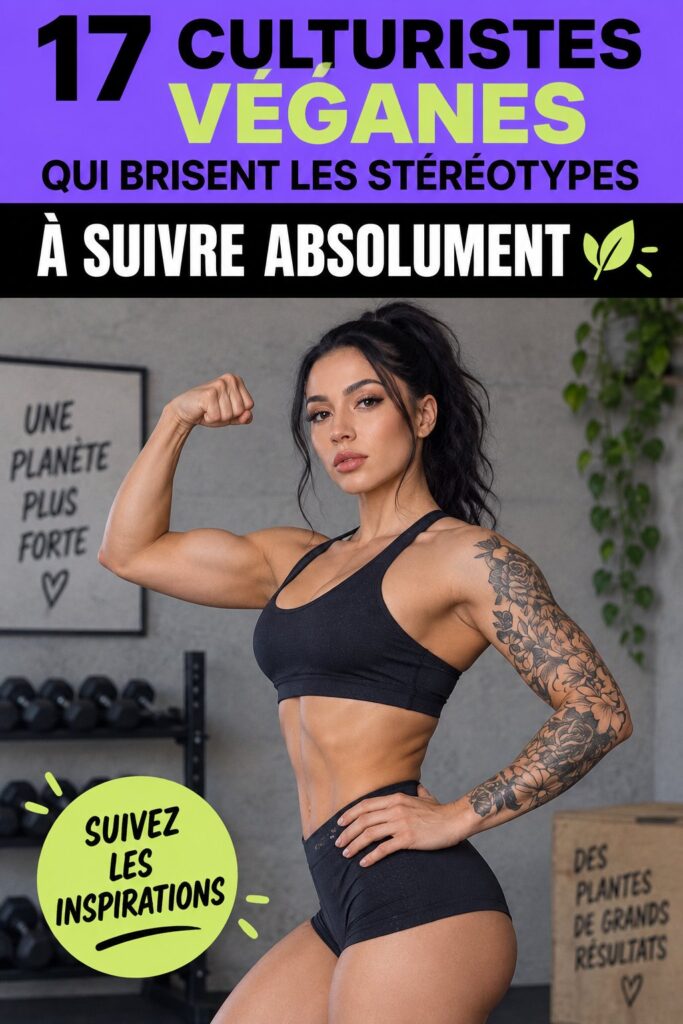 Portrait de femmes bodybuilders végétaliennes qui affichent force et confiance