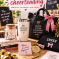 Des idées de cadeaux pour entraîneurs de cheerleading avec des accessoires sportifs.