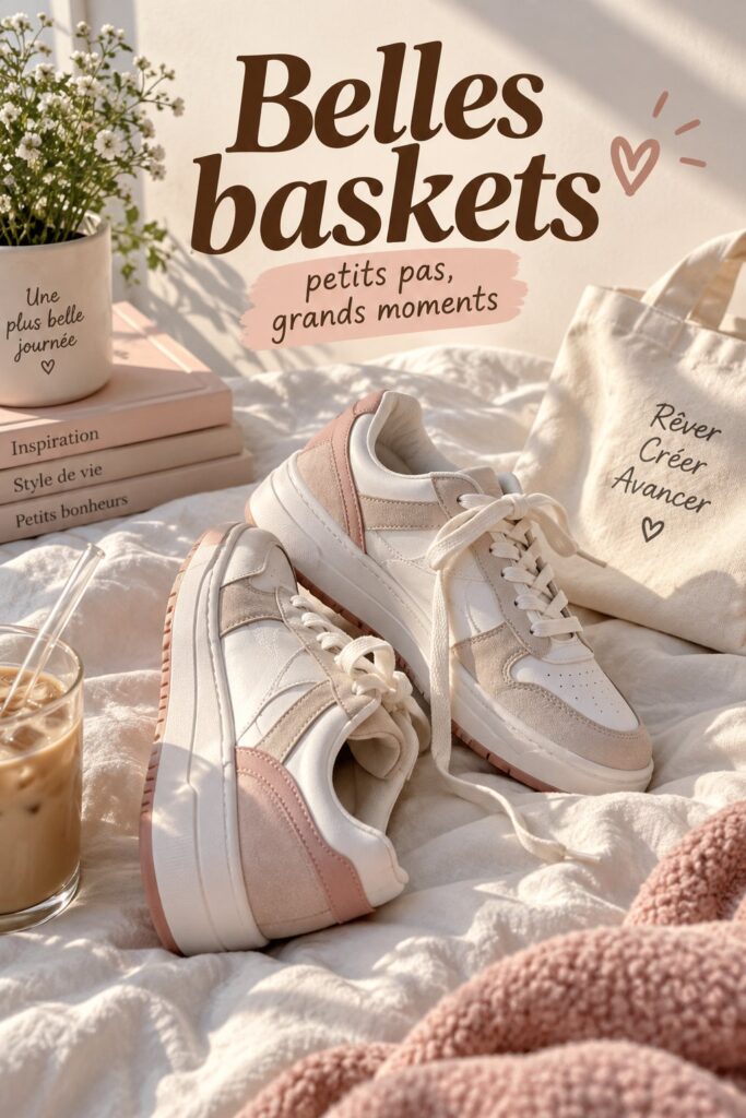 Une paire de chaussures esthétiques et stylées sur un fond neutre, symbolisant l'élégance.