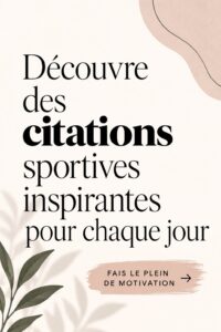 Une femme affichant des citations motivantes pour le sport sur son mur