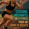 Image inspirante avec des citations motivantes pour le sport