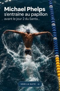 Michael Phelps s'entraînant à la natation, illustrant son approche méticuleuse