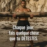 Femme en train de se dépasser dans une activité sportive, symbolisant la force intérieure