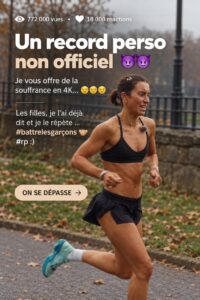 Femme en pleine séance d'entraînement visant à augmenter sa force physique, en utilisant des poids.