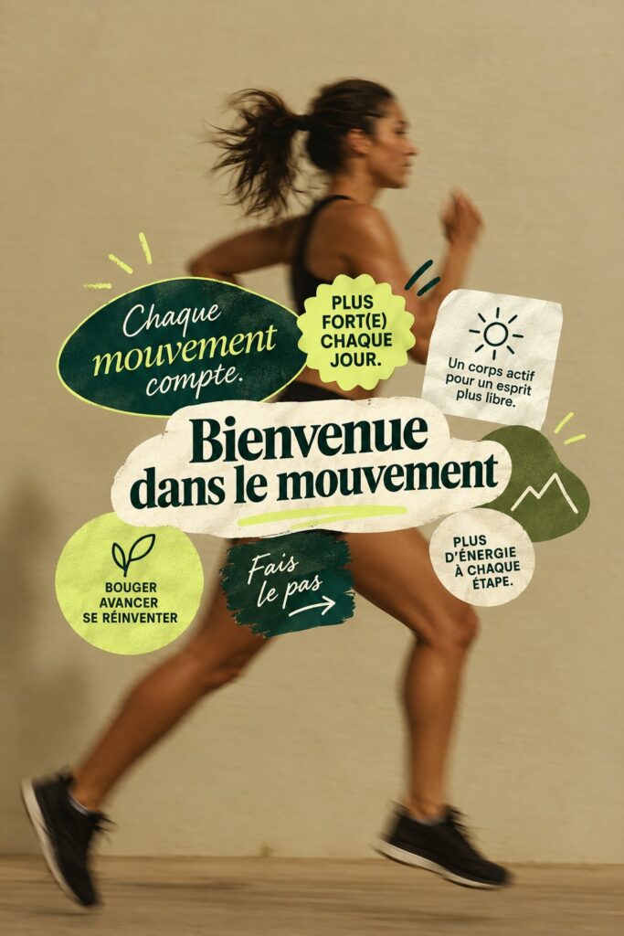 Femme active jouant à un jeu en ligne sur une tablette tout en faisant du sport.