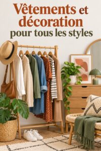 Un aperçu de tendances mode et déco modernes pour femmes.