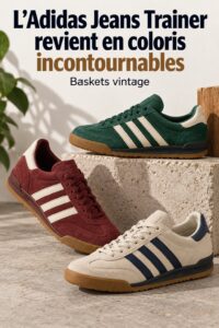 Baskets Adidas classiques sur fond blanc, mettant en avant leur design intemporel.